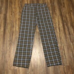 Omighty Pants Women's Small Quinn Plaid Retro Academia Spring Fashion